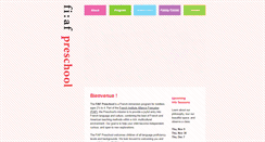 Desktop Screenshot of fiafpreschool.org